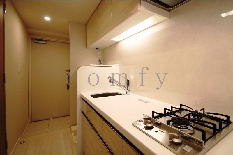 キッチン　システムキッチン二口コンロ