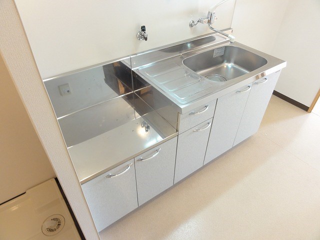 キッチン　2口ガスコンロ設置可能