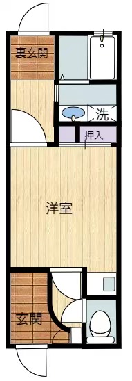 南津守6丁目テラスの間取り写真