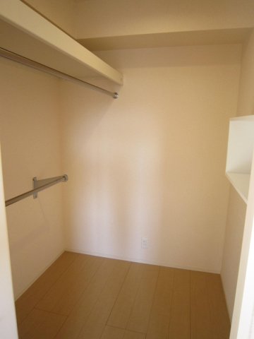 収納　たっぷりとした収納スペースです