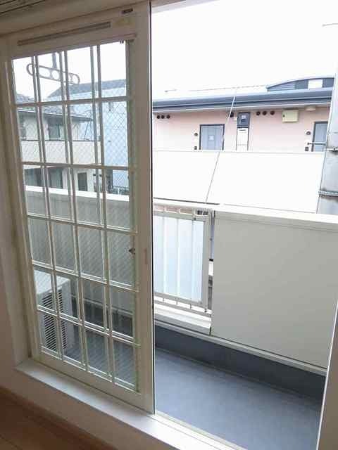 バルコニー　東向きです。