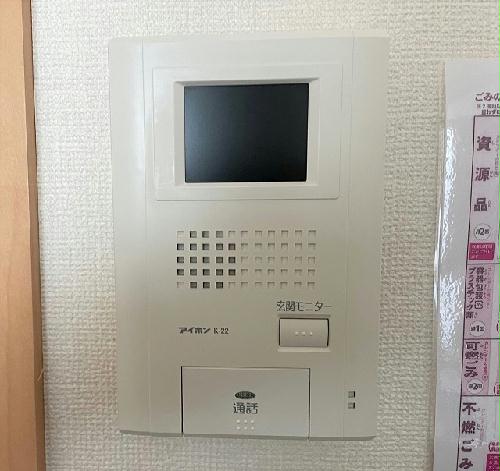 セキュリティ　モニター付きインターホン