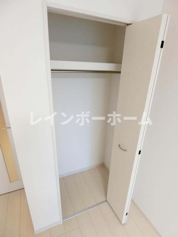 収納　たっぷりとした収納スペースです