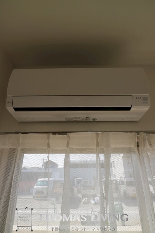 その他設備　エアコンが付いているので、暑い日も寒い日も安心ですね。