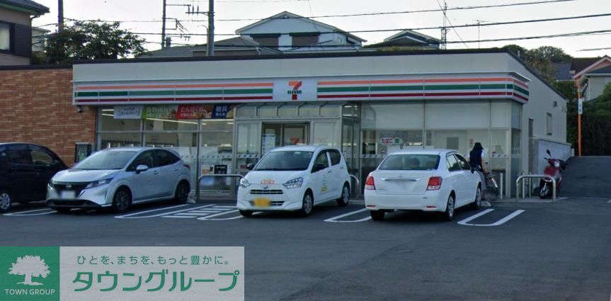コンビニ　セブンイレブン横須賀長沢1丁目店（コンビニ）まで180m