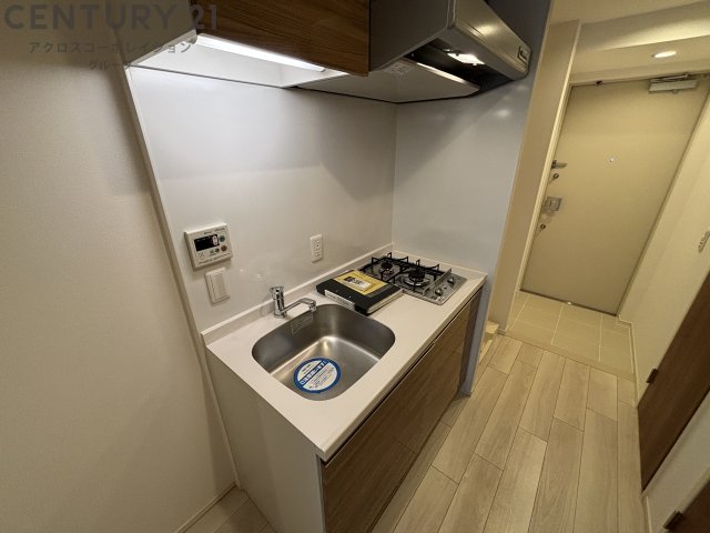 キッチン　2口ガスコンロ付で機能的なキッチンです！