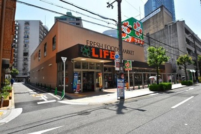 スーパー　ライフ 堂島大橋店（スーパー）まで394m