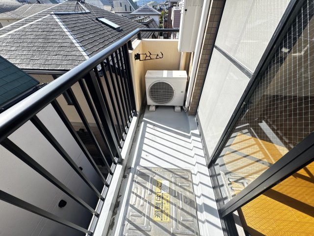 バルコニー　落ち着いた時間を過ごせるバルコニーです