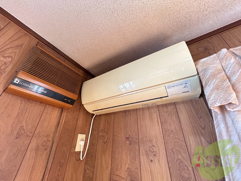 その他設備　エアコン設置済みで寒暖対策も安心ですね。