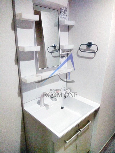 洗面設備　洗面台です。