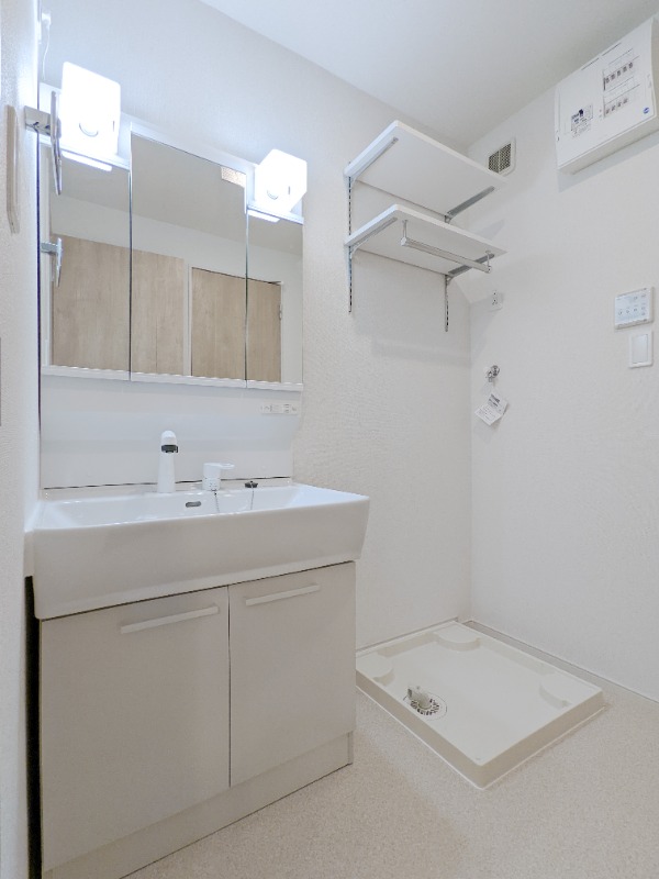 洗面設備　図面と現状に相違がある場合には現状を優先