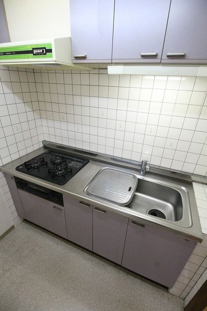 キッチン　★広い流し台のシステムキッチン★