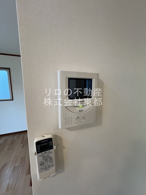 セキュリティ　ＴＶモニター付インターホンがあるので訪問者が一目でわかります