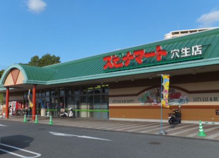 スーパー　スピナ穴生中央店（スーパー）まで493m