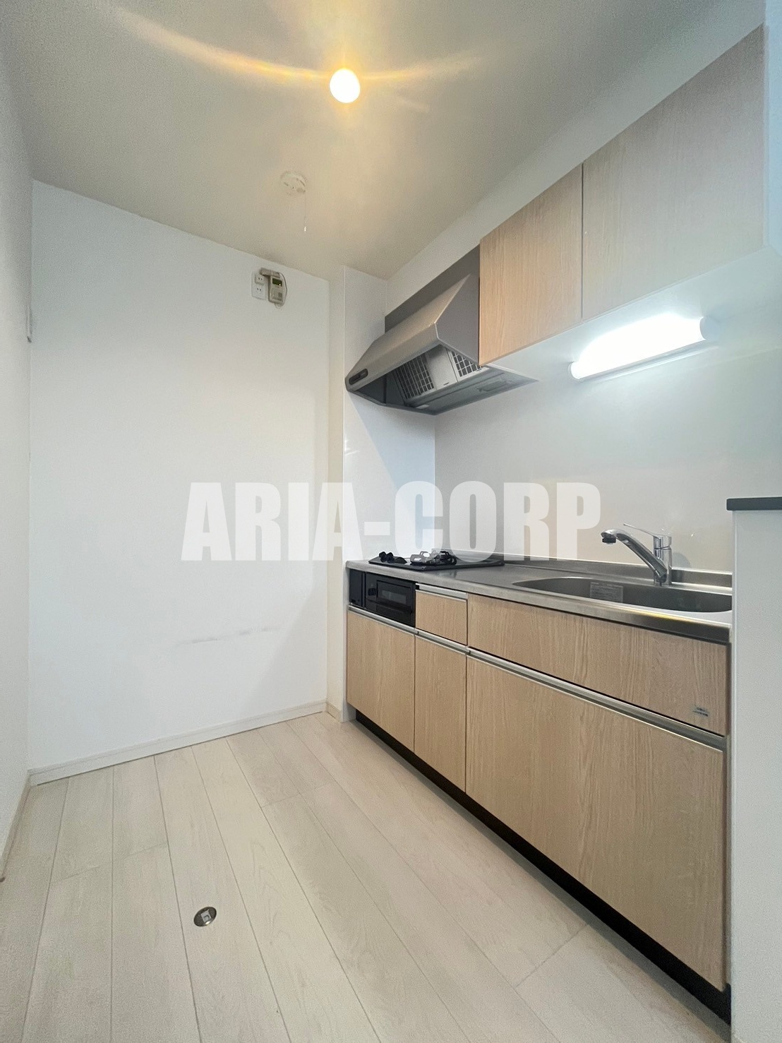 キッチン　グリル付きシステムキッチン◎便利な二口コンロ♪