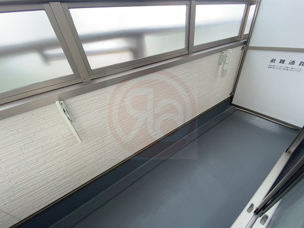 バルコニー　同一施工