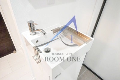 洗面設備　洗面台です。