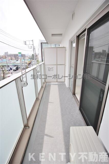 バルコニー　広々としたバルコニーです