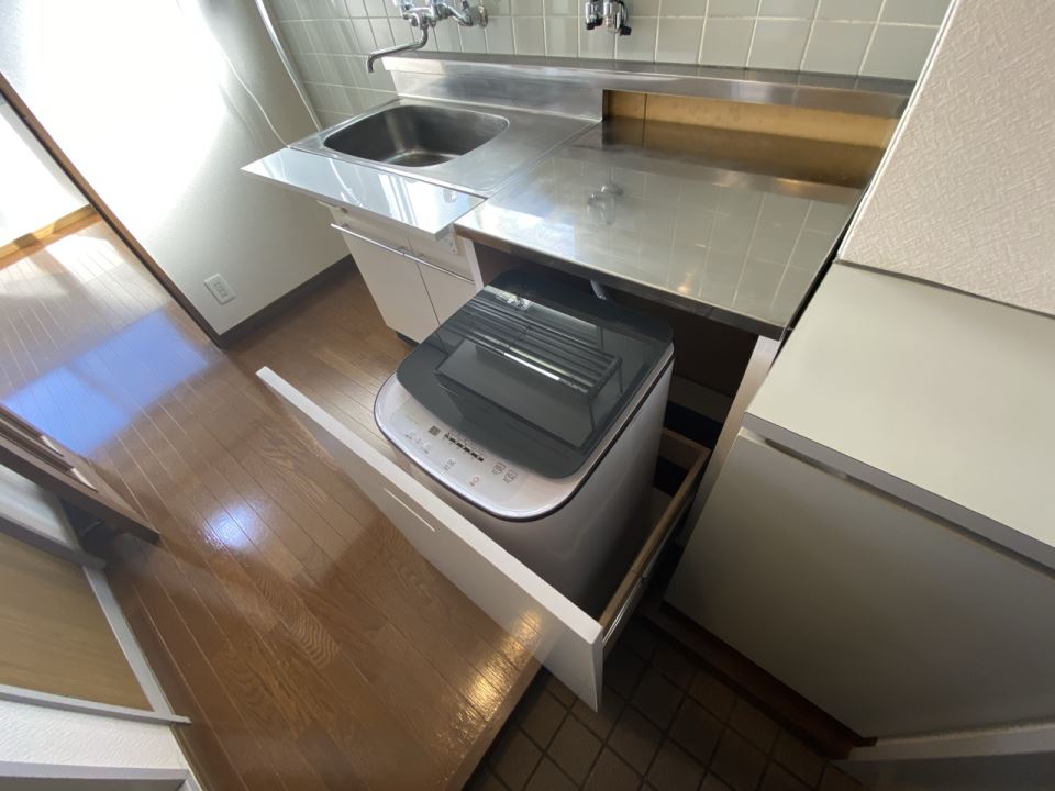 その他設備　収納できる洗濯機です♪