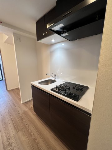 キッチン　コンパクトなキッチンで掃除もラクラク