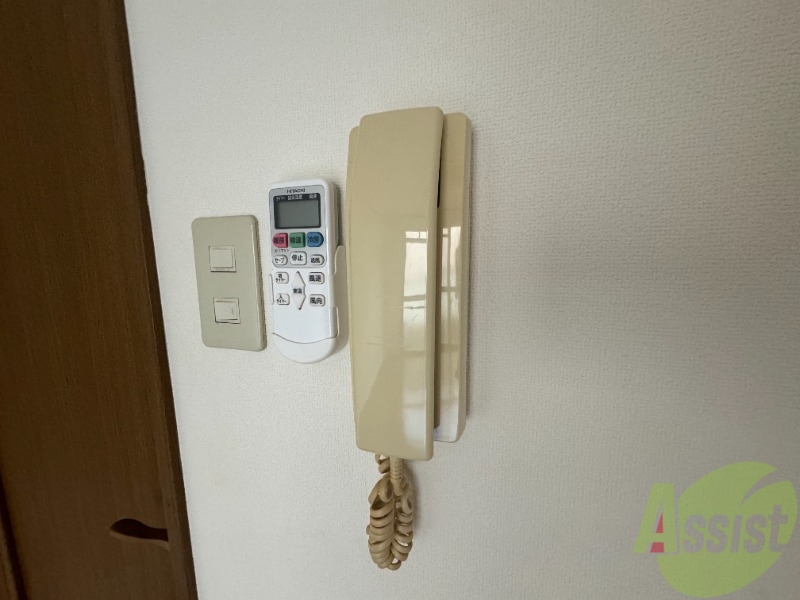 その他設備　来客はインターフォンで確認してからドアを開けてくださいね