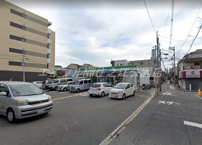 コンビニ　ファミリーマート東粉浜三丁目店（コンビニ）まで114m