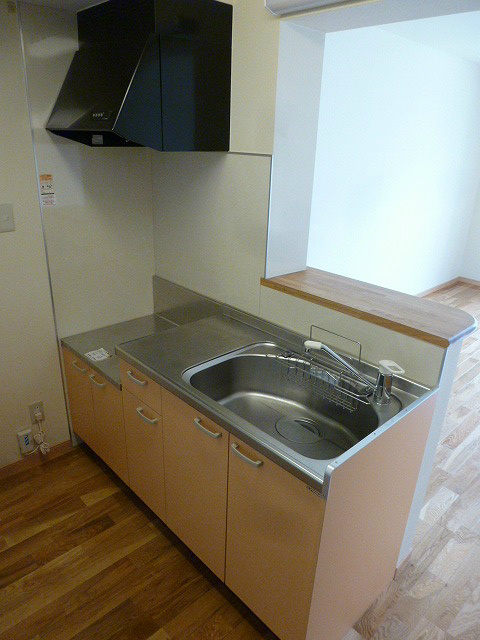 キッチン　写真は107号室です