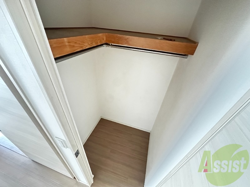 収納　ウォークインクローゼットです。