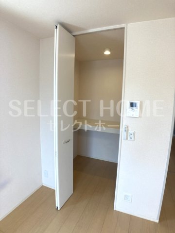 収納　たっぷりとした収納スペースです