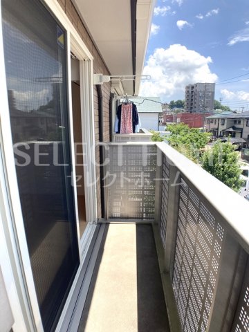 バルコニー　落ち着いた時間を過ごせるバルコニーです