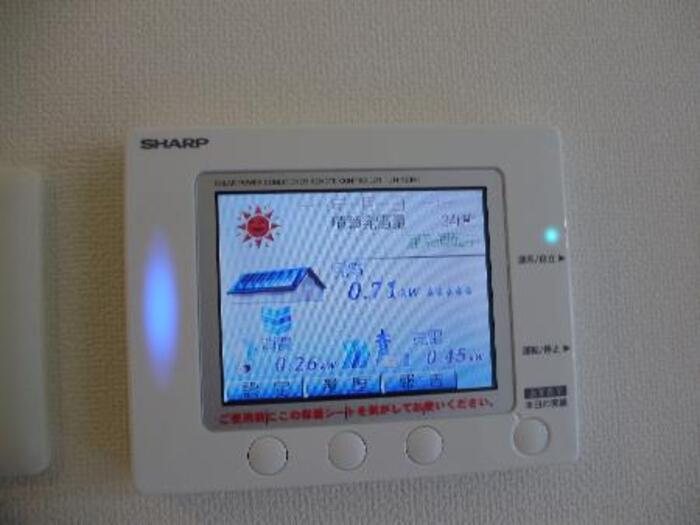 眺望　太陽光発電パネル