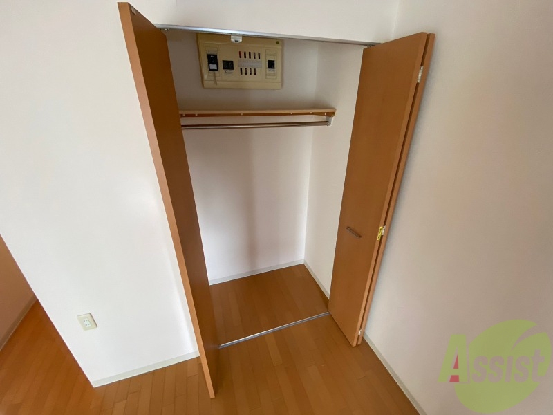 収納　クローゼットがありました。お洋服や荷物はここへ