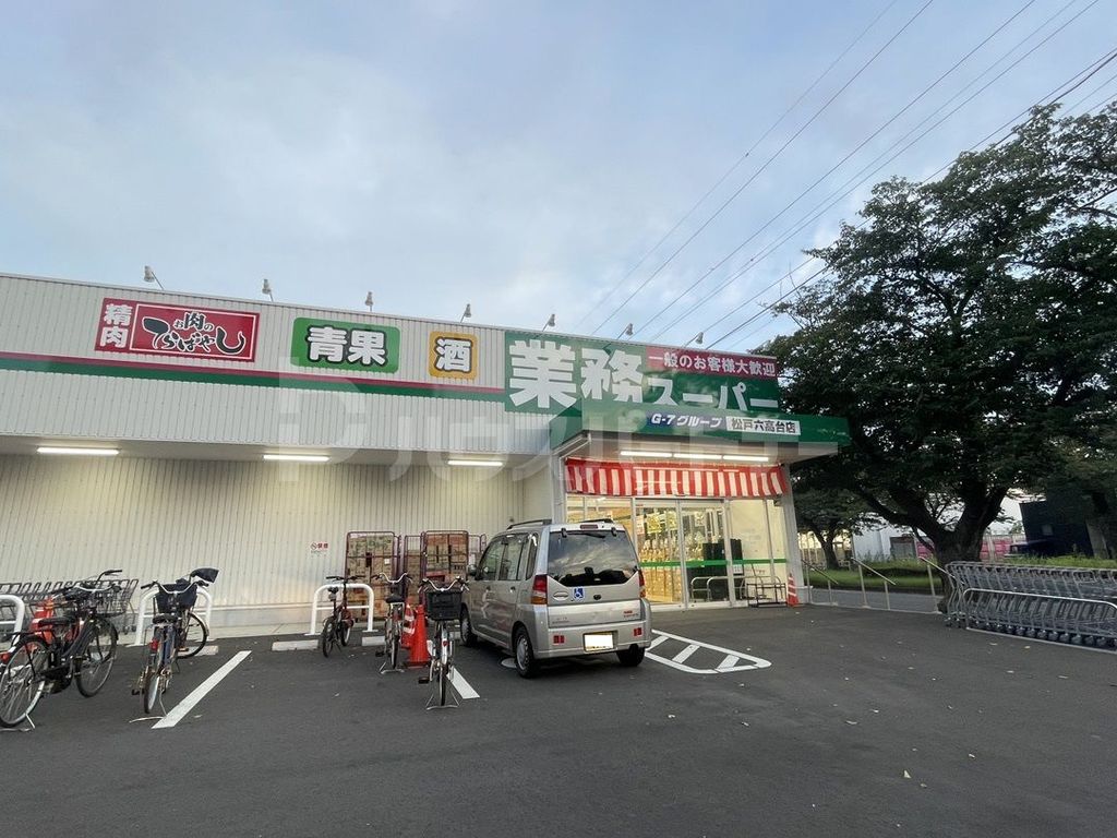 スーパー　業務スーパー　松戸六高台店（スーパー）まで540m