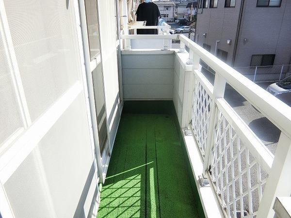 バルコニー　日当たり良好！
