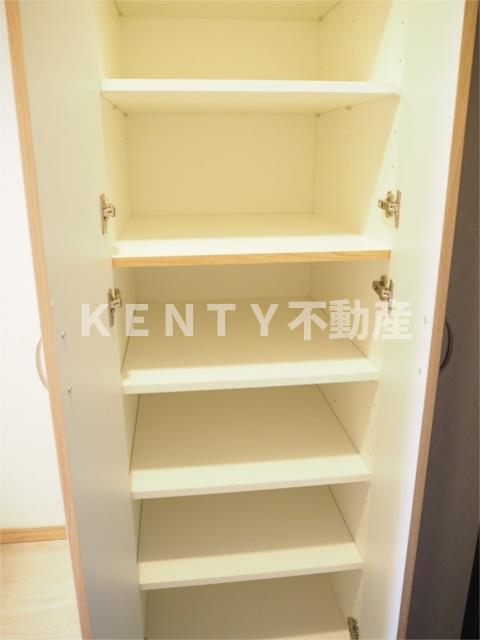 収納　ちょっとした収納スペースも充実しています