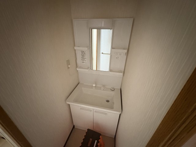 洗面設備　広い洗面スペース