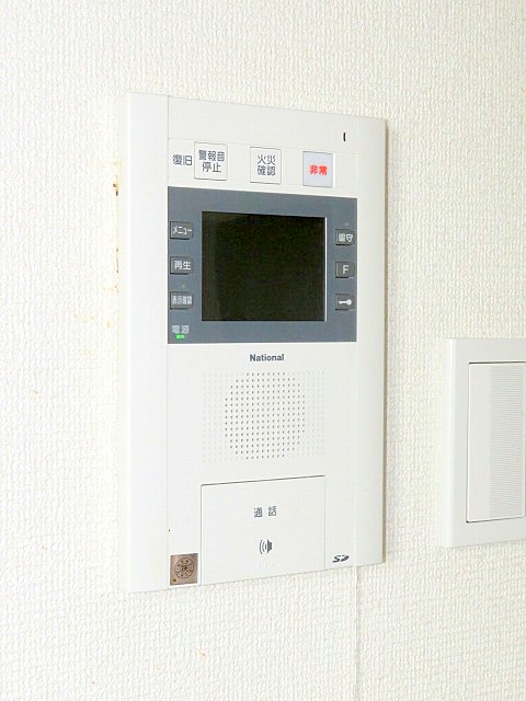 セキュリティ　モニター付きインターホンです♪