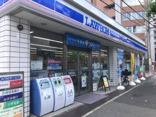 コンビニ　ローソン 江坂町四丁目店（コンビニ）まで500m