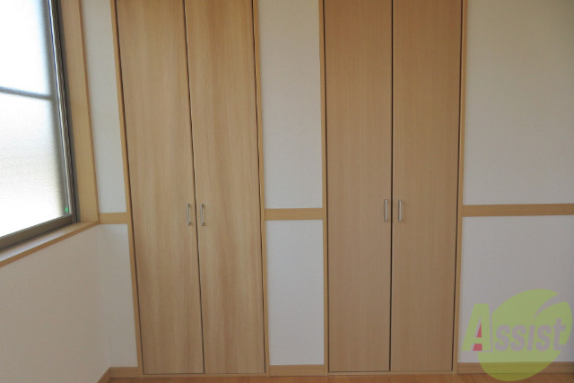 収納　沢山収納出来そうなクローゼットがありました