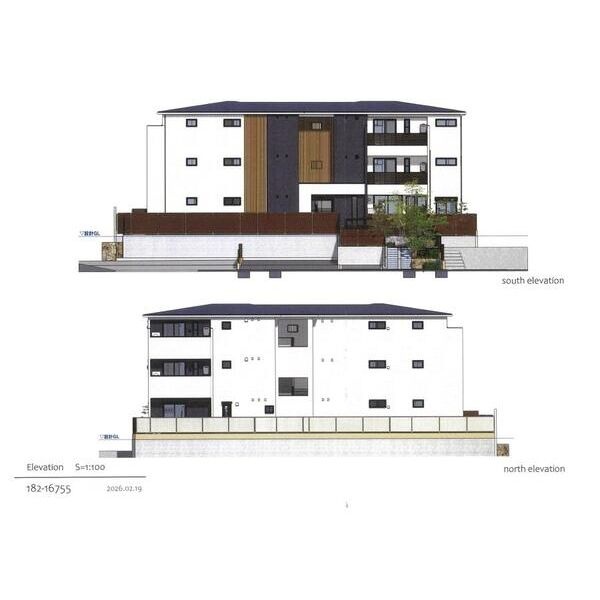 建物外観　完成パース