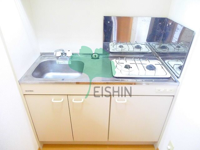 キッチン　シンプルな清潔感のあるキッチンです！