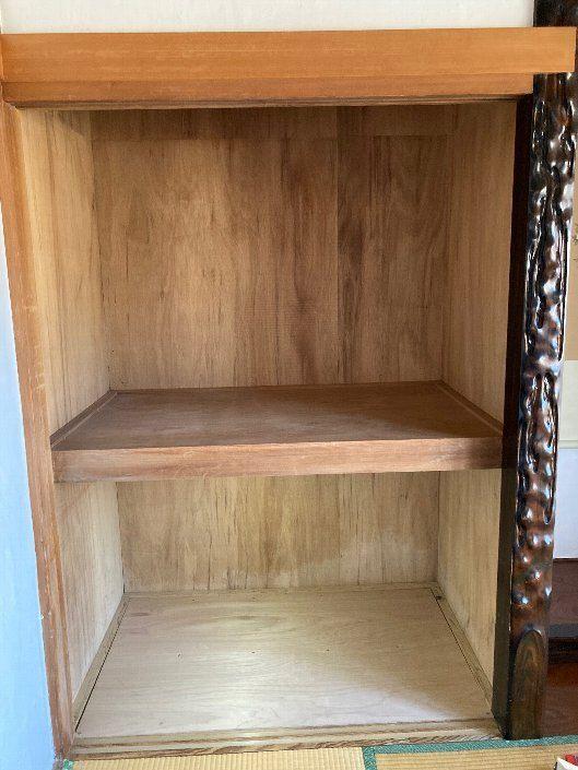 収納　1階和室の押し入れ