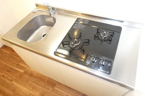 キッチン　2口コンロ