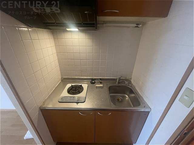 キッチン　シンプルでコンパクトなキッチンです！