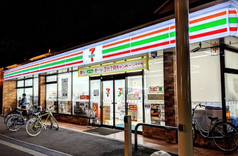 コンビニ　セブンイレブン 大阪南津守1丁目店（コンビニ）まで200m
