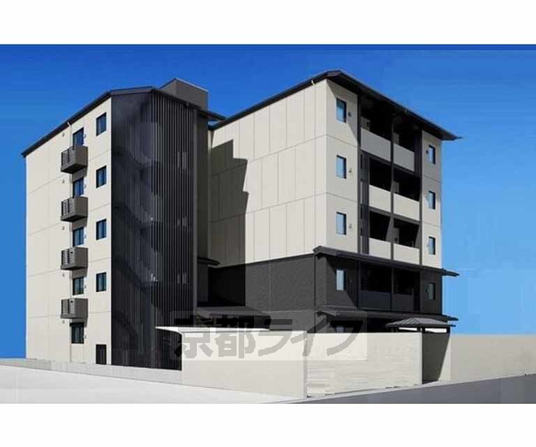 建物外観　予想図、完成イメージパースです