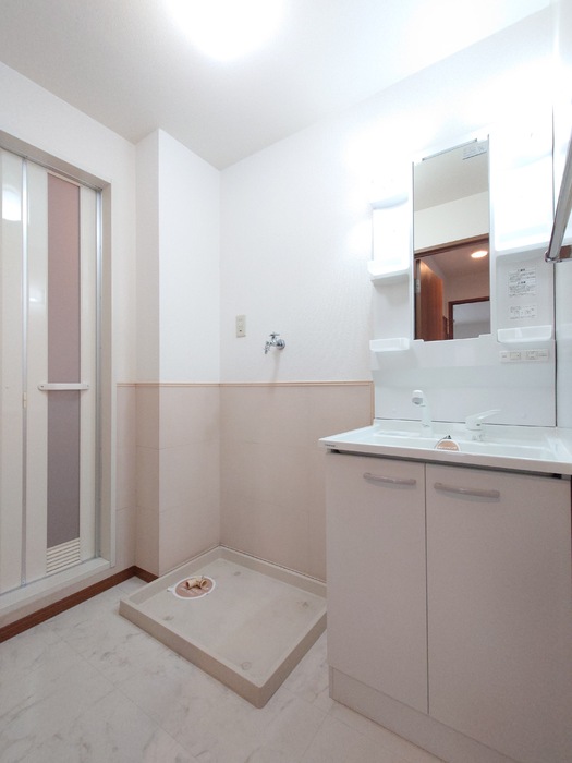 洗面設備　洗面室（洗髪洗面化粧台、洗濯機置場）