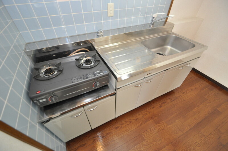 キッチン　お料理好きに嬉しいガスキッチン、使い勝手もよく収納もバッチリ