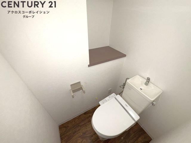 トイレ　ゆったり落ち着けるトイレです