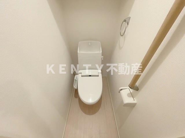 トイレ　ゆったりとした空間のトイレです